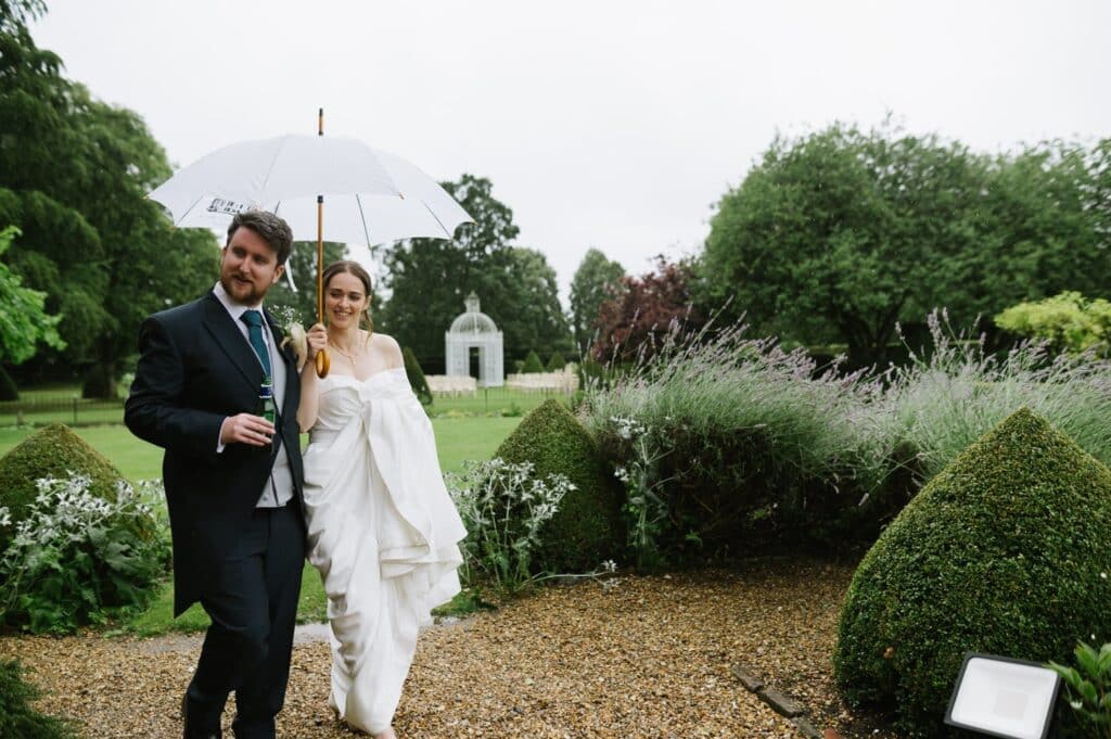 Chenies Manor House wedding couple