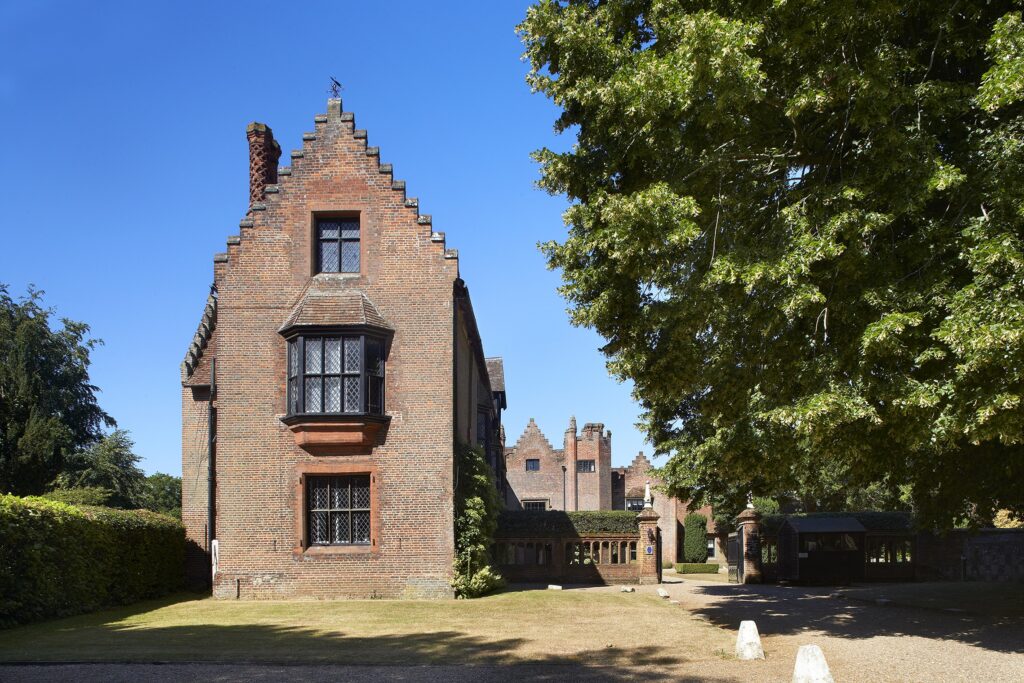 Chenies Manor House exterior south wing front