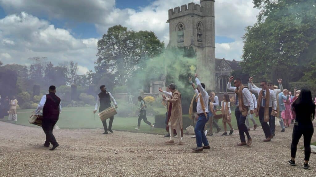 Chenies Manor House wedding celebration