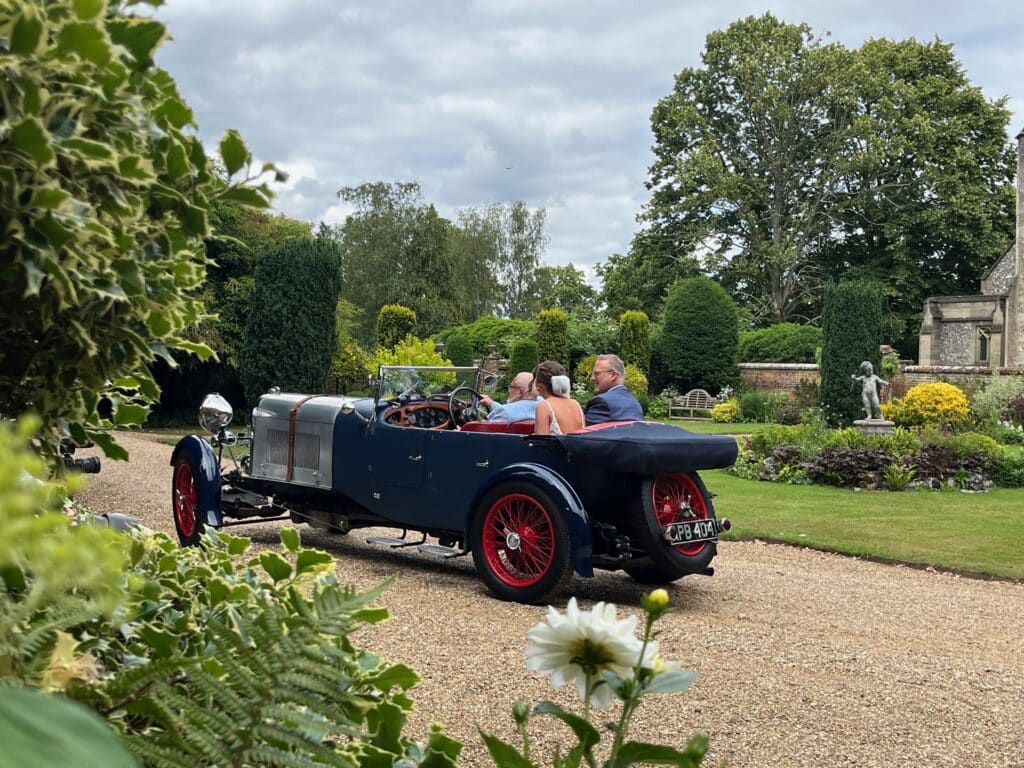 Chenies Manor House & classic car