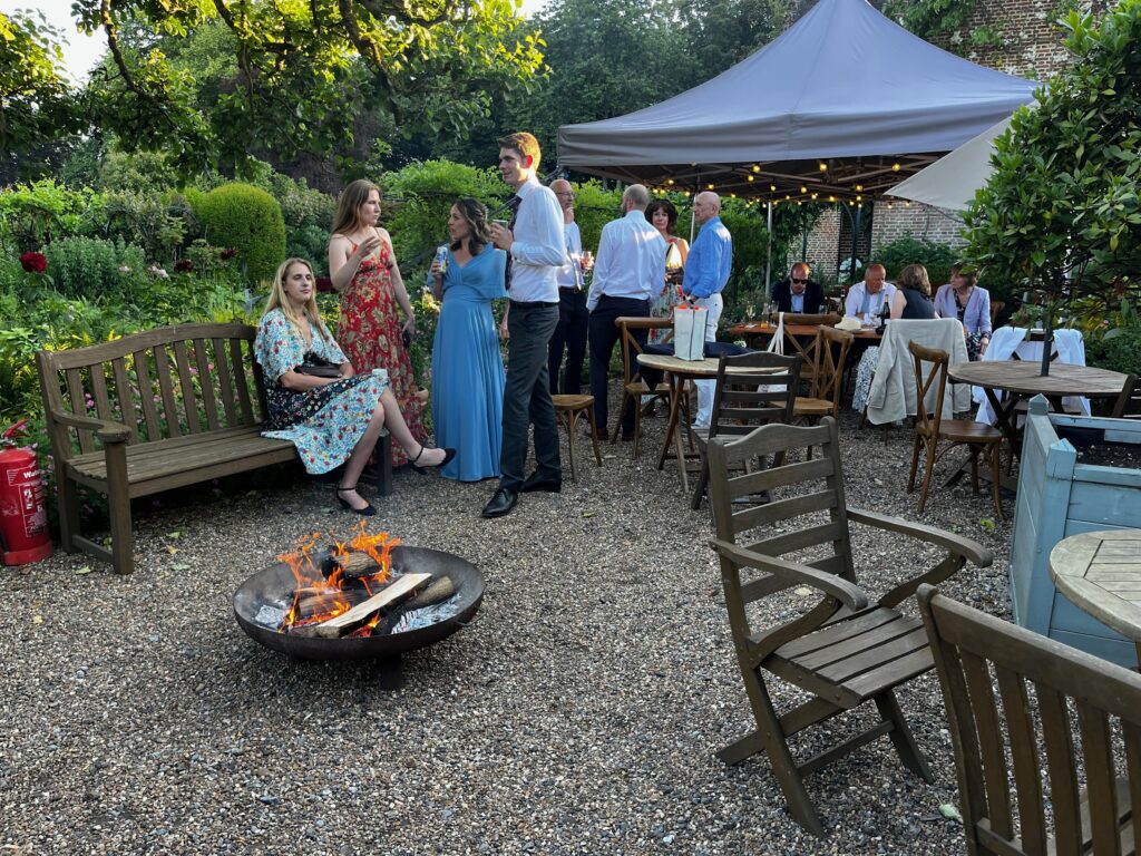 Chenies Manor House wedding guests