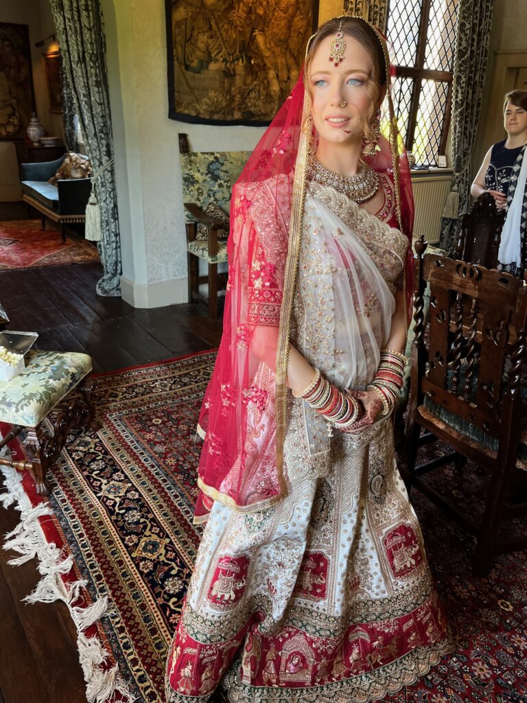 Chenies Manor House bride