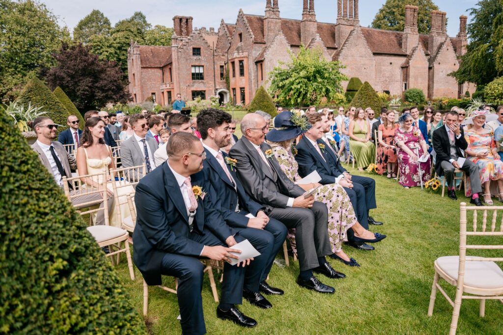 Chenies Manor House wedding guests