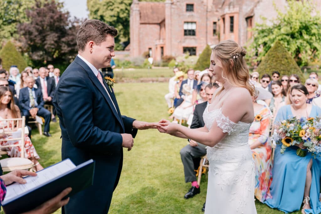 Chenies Manor House wedding vows