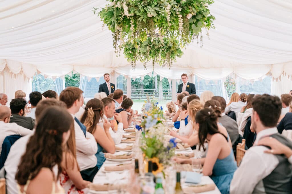 Chenies Manor House wedding reception