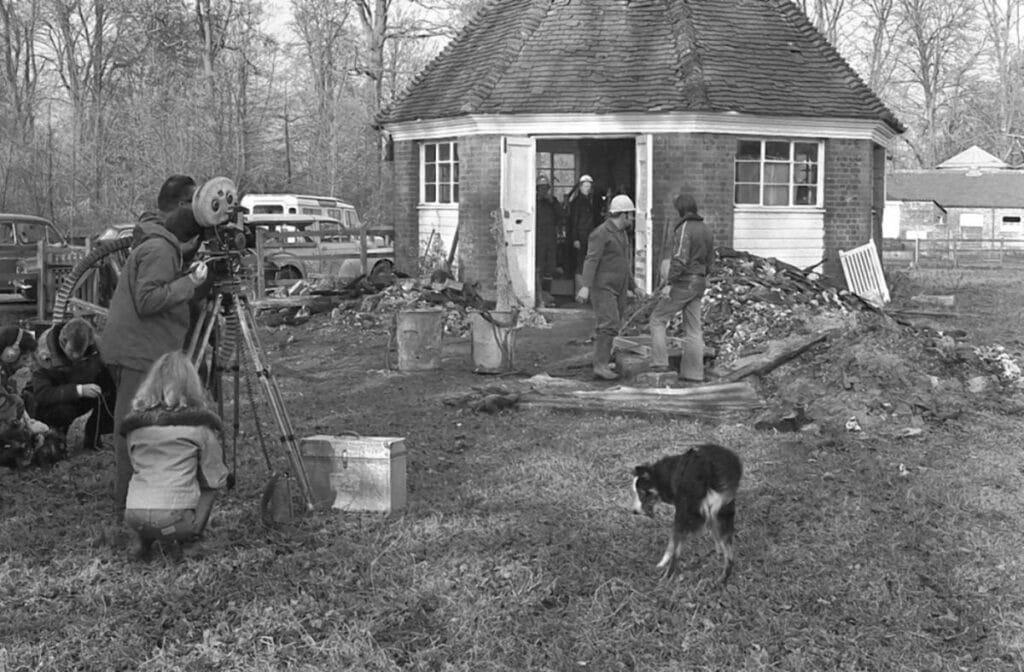 John Noakes & Blue Peter join divers to investigate relics in the well at Chenies Manor