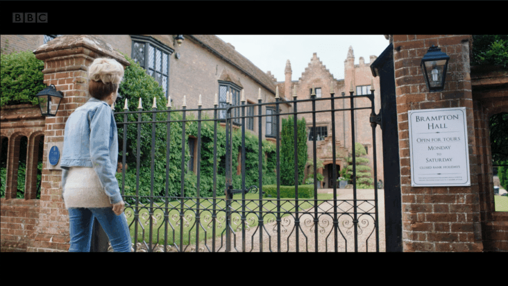 Diane Morgan in BBC's Mandy at Chenies Manor